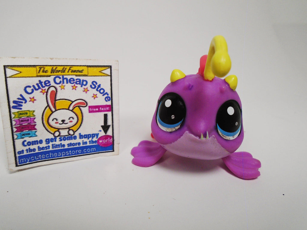 Littlest Pet Shop Mini purple fish - My Cute Cheap Store