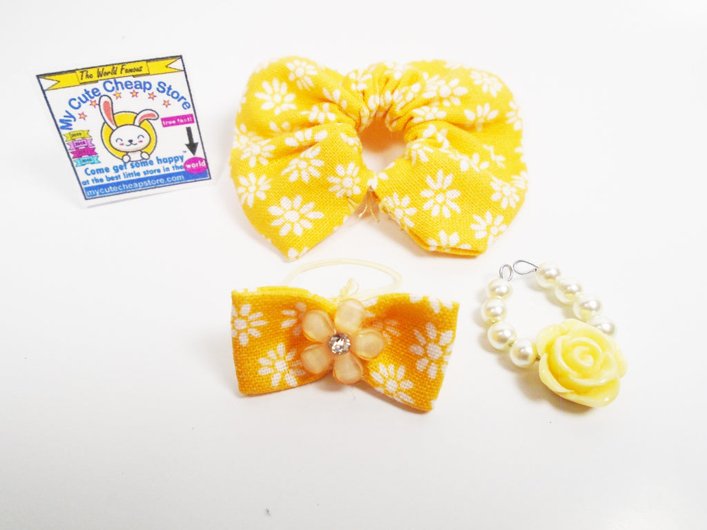 Beautiful set of Skirt and Bow and necklace for LPS 3 pieces - My Cute Cheap Store