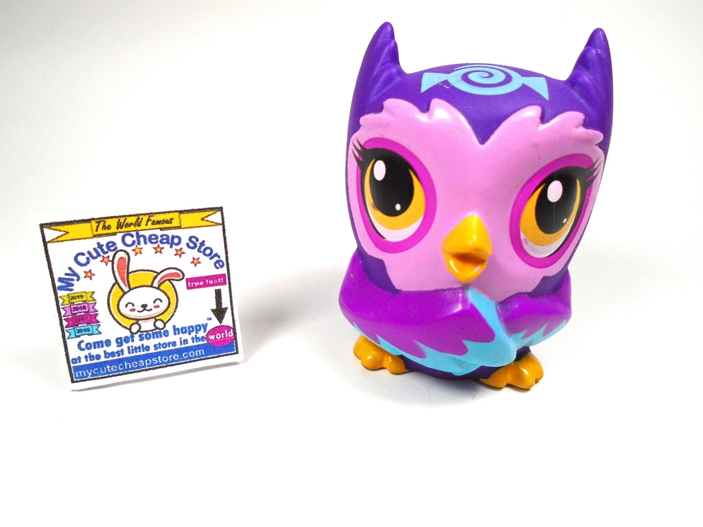 Lps Toys Owl Lps Littlest Pet Shop #354 Owl Bird Brown Yellow Pink