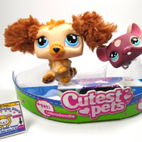 Littlest Pet Shop Cutest Pets Fluffy Furry Labradoodle Dog & Mouse #2421 #2422 - My Cute Cheap Store