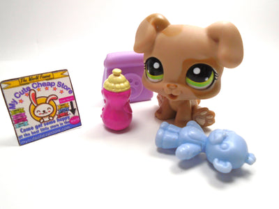 Littlest Pet Shop baby boxer #1353 with accessories