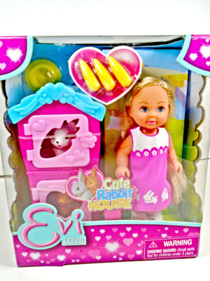 Little Girls Doll Cute Rabbit House Collection - My Cute Cheap Store