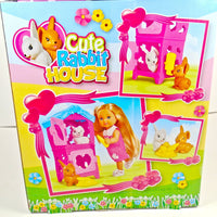 Little Girls Doll Cute Rabbit House Collection - My Cute Cheap Store
