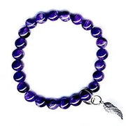 Amethyst Angel Wing - Good Health Bracelet - My Cute Cheap Store