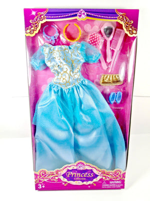 Set of a cute Princess dress and accessories - My Cute Cheap Store