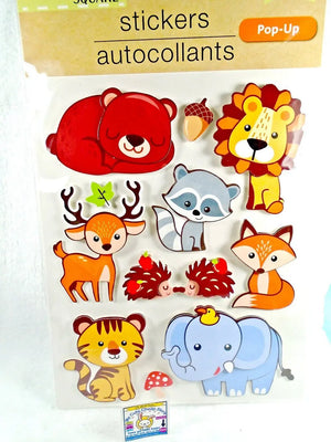 Cute Animal Stickers 11 units - My Cute Cheap Store